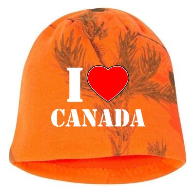 I Love Canada Kati - Camo Knit Beanie