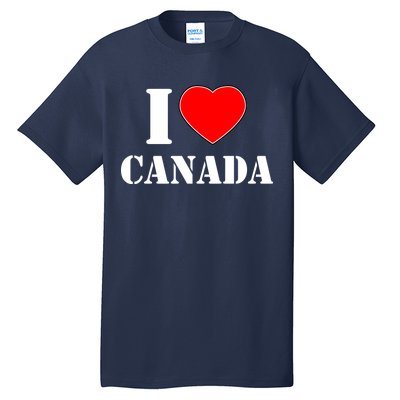 I Love Canada Tall T-Shirt