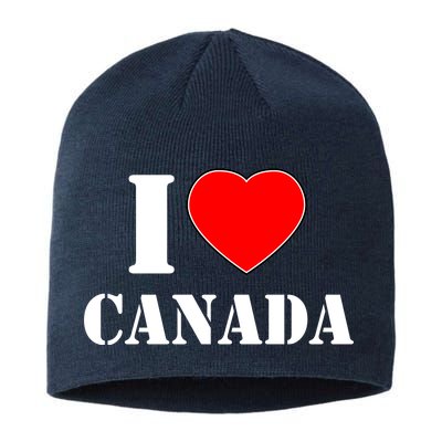 I Love Canada Sustainable Beanie