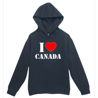 I Love Canada Urban Pullover Hoodie