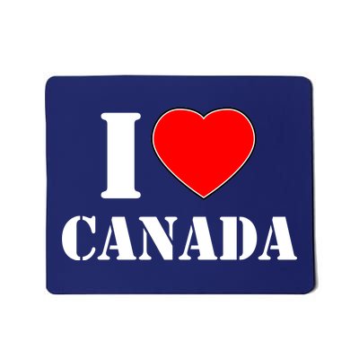 I Love Canada Mousepad