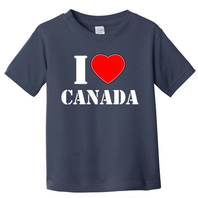 I Love Canada Toddler T-Shirt