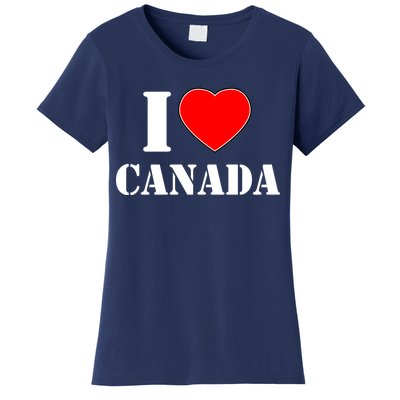 I Love Canada Women's T-Shirt