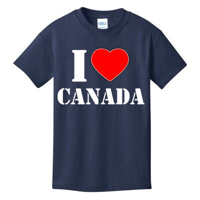 I Love Canada Kids T-Shirt