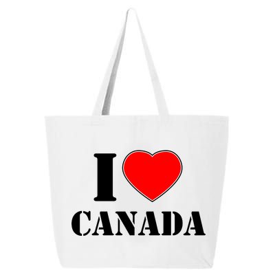 I Love Canada 25L Jumbo Tote