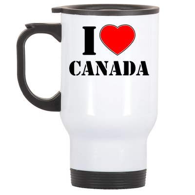 I Love Canada Stainless Steel Travel Mug