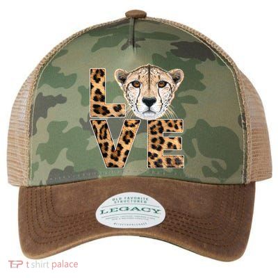 I Love Cheetahs Legacy Tie Dye Trucker Hat