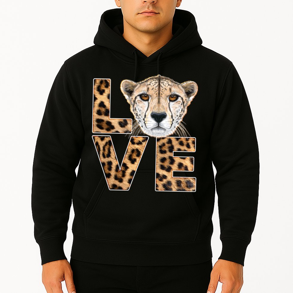 I Love Cheetahs Hoodie