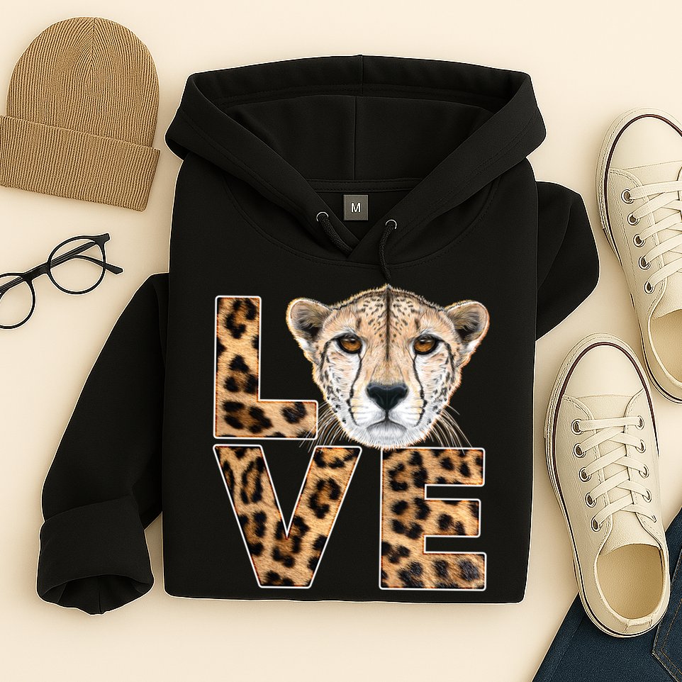 I Love Cheetahs Hoodie