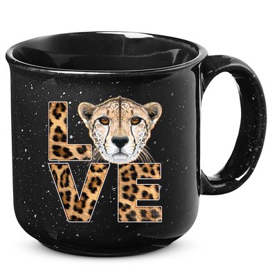 I Love Cheetahs 15oz Campfire Ceramic Mug