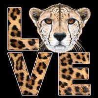 I Love Cheetahs Baby Bodysuit