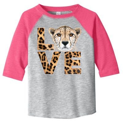 I Love Cheetahs Toddler Fine Jersey T-Shirt