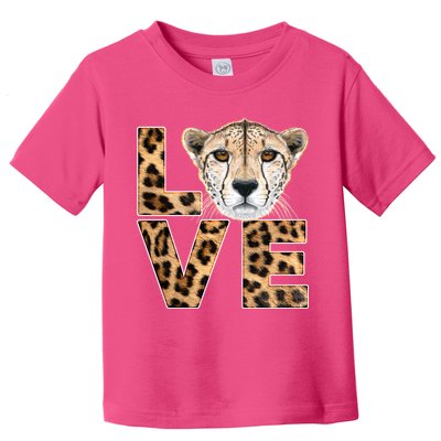 I Love Cheetahs Toddler T-Shirt