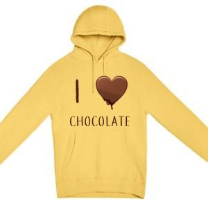 I Love Chocolate Premium Pullover Hoodie