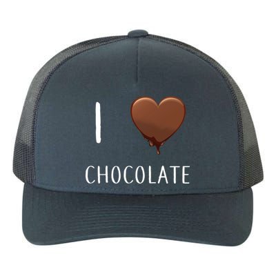 I Love Chocolate Yupoong Adult 5-Panel Trucker Hat