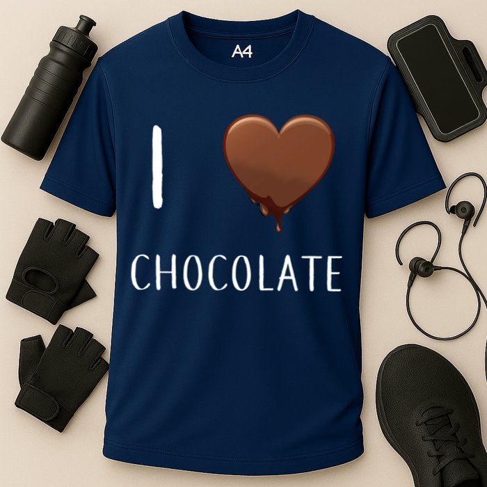 I Love Chocolate Cooling Performance Crew T-Shirt