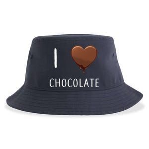 I Love Chocolate Sustainable Bucket Hat