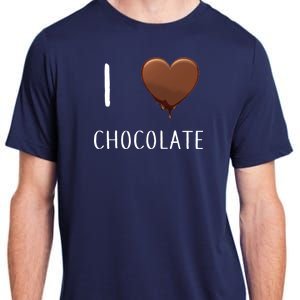 I Love Chocolate Adult ChromaSoft Performance T-Shirt