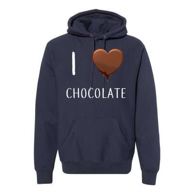 I Love Chocolate Premium Hoodie