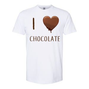 I Love Chocolate Softstyle CVC T-Shirt