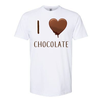 I Love Chocolate Softstyle® CVC T-Shirt