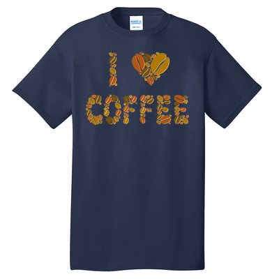 I Love Coffee Tall T-Shirt