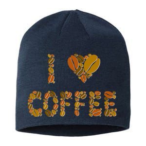 I Love Coffee Sustainable Beanie