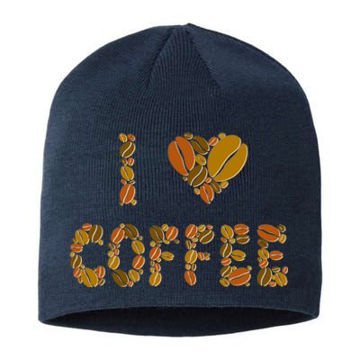 I Love Coffee Sustainable Beanie