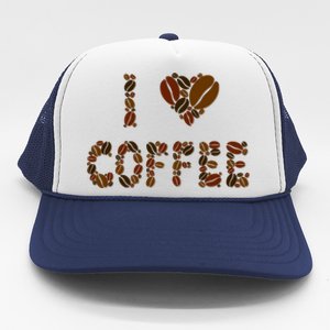 I Love Coffee Trucker Hat