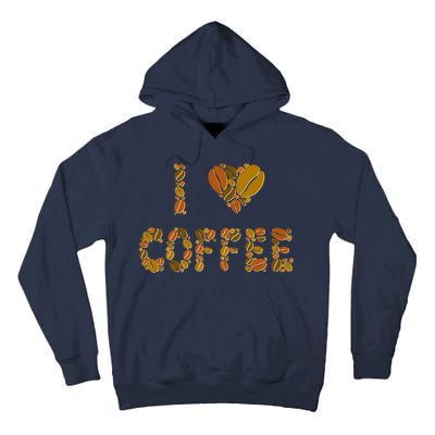 I Love Coffee Tall Hoodie