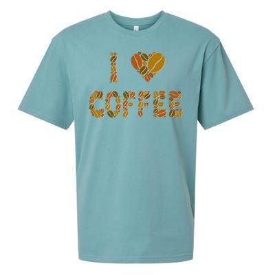 I Love Coffee Sueded Cloud Jersey T-Shirt