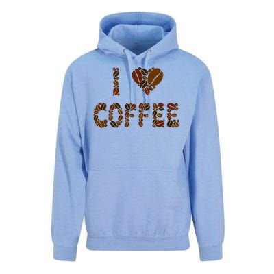 I Love Coffee Unisex Surf Hoodie