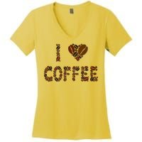 I Love Coffee Women's V-Neck T-Shirt