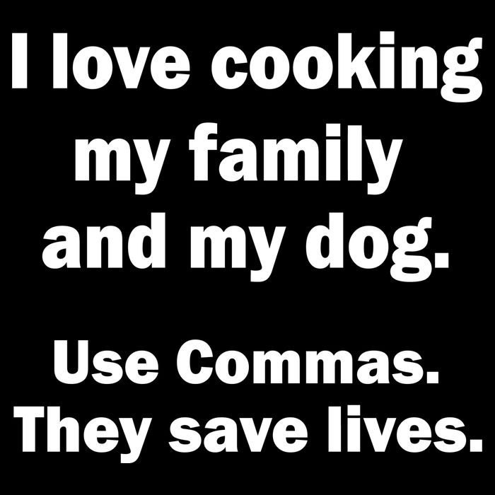 I Love Cooking My Family Commas Save Lives Impact Tech Backpack