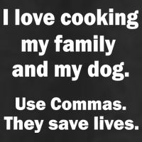 I Love Cooking My Family Commas Save Lives 11oz C Handle Ceramic Mug