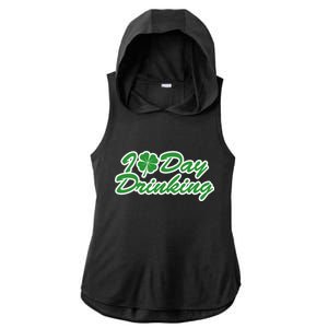 I Love Day Drinking Ladies PosiCharge Tri-Blend Wicking Draft Hoodie Tank