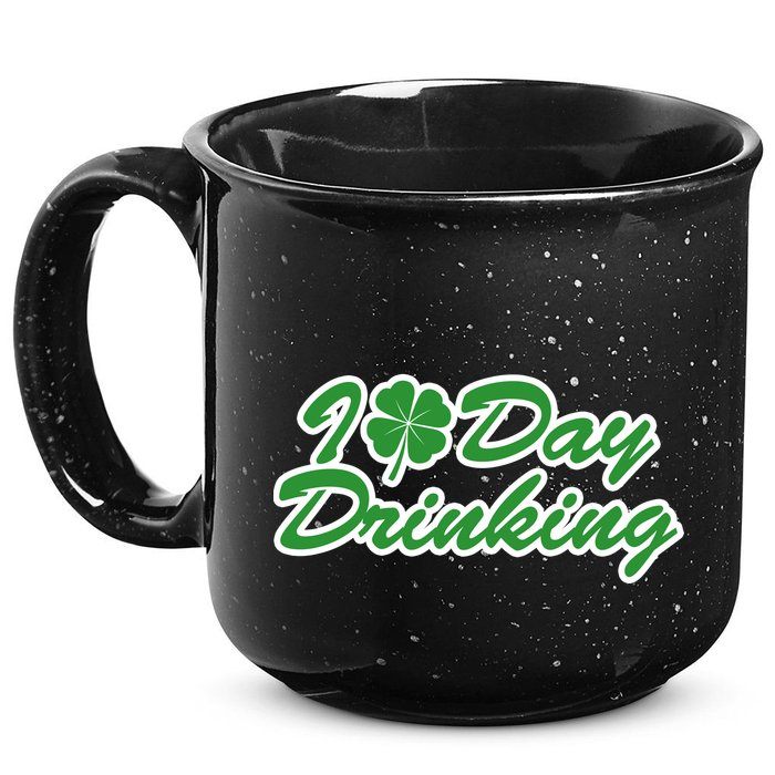 I Love Day Drinking 15oz Campfire Ceramic Mug