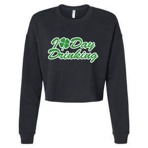 I Love Day Drinking Cropped Pullover Crew