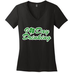 I Love Day Drinking Women's V-Neck T-Shirt