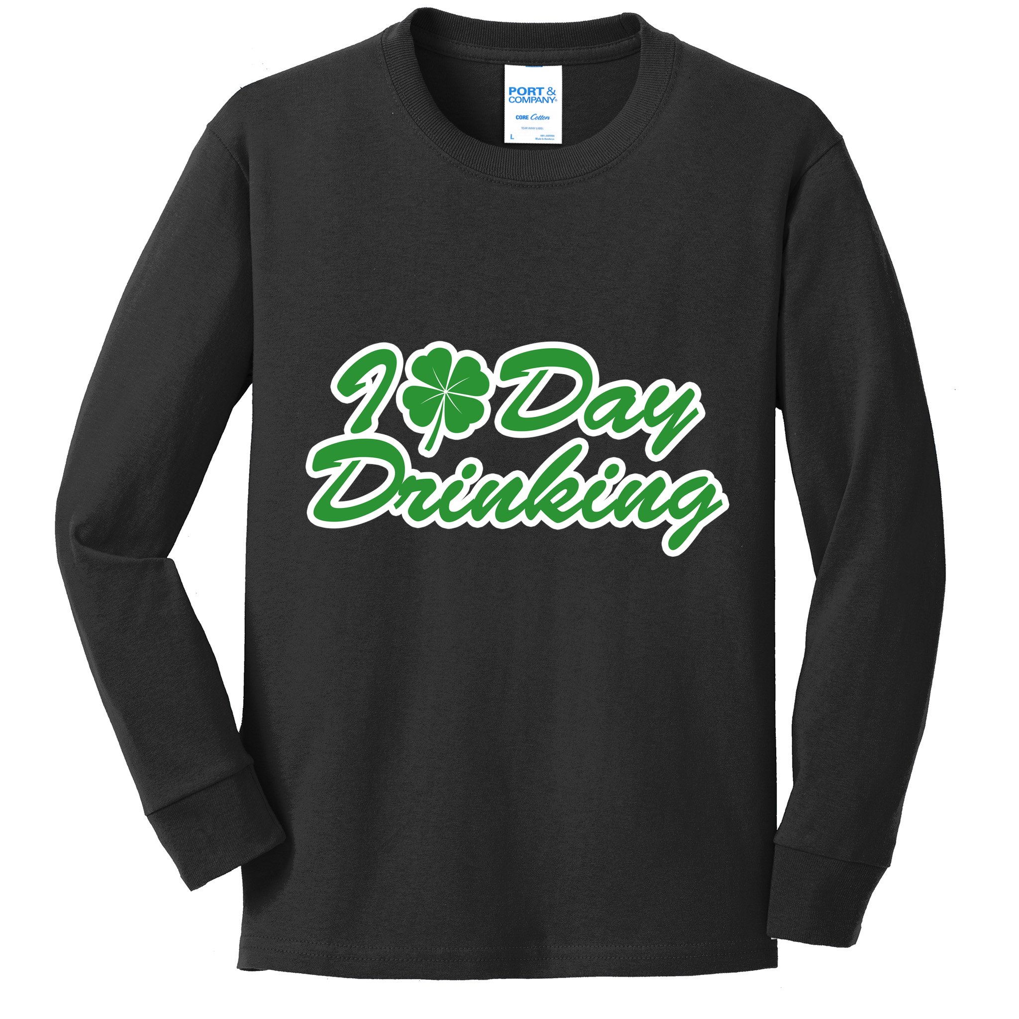 I Love Day Drinking Kids Long Sleeve Shirt