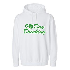 I Love Day Drinking Garment-Dyed Fleece Hoodie