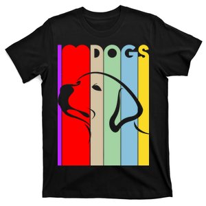 I Love Dogs Cute Dog Lovers T-Shirt