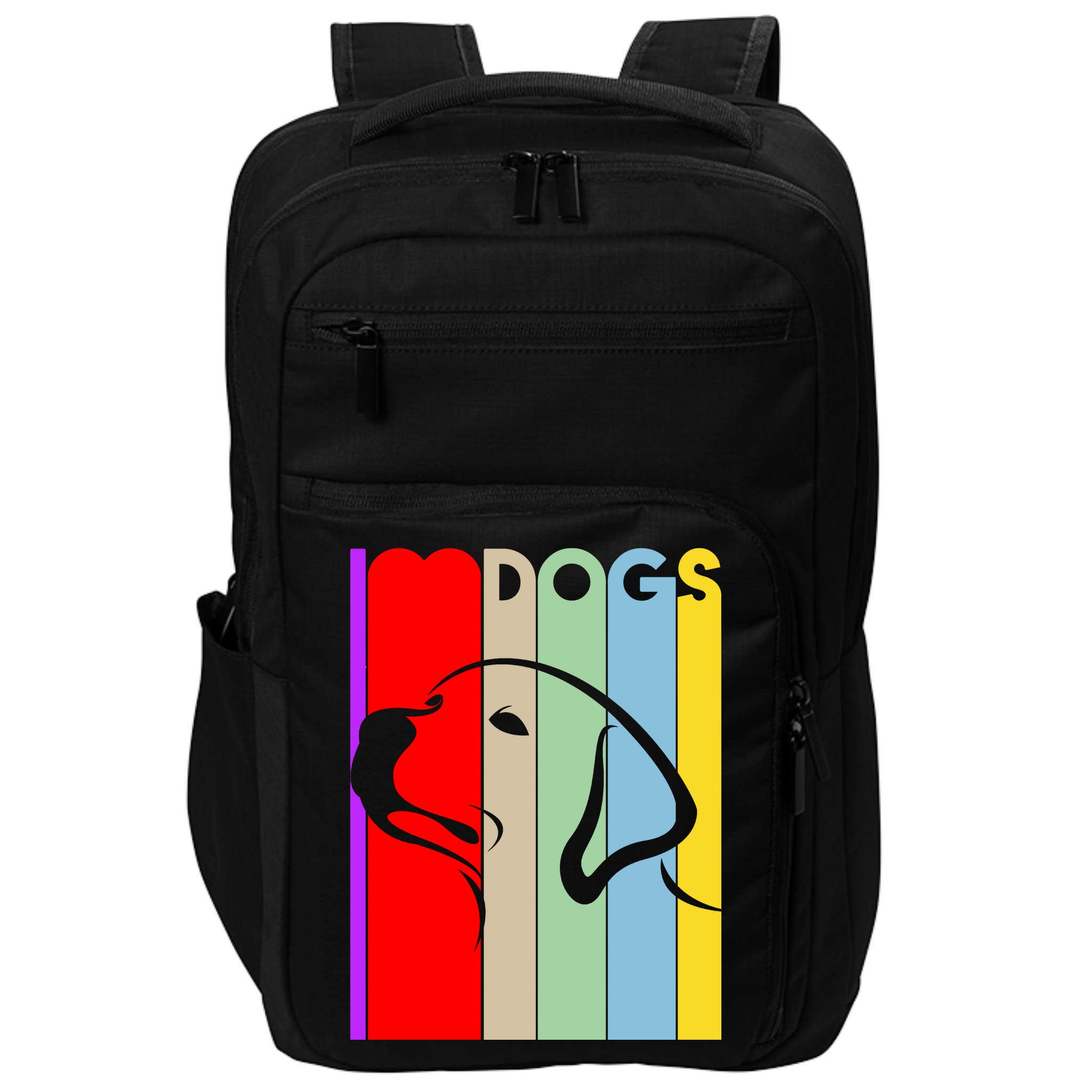 I Love Dogs Cute Dog Lovers Impact Tech Backpack