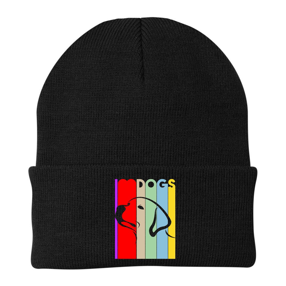 I Love Dogs Cute Dog Lovers Beanie