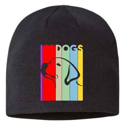 I Love Dogs Cute Dog Lovers Sustainable Beanie