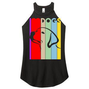 I Love Dogs Cute Dog Lovers Women’s Perfect Tri Rocker Tank