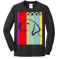 I Love Dogs Cute Dog Lovers Kids Long Sleeve Shirt