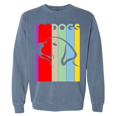 I Love Dogs Cute Dog Lovers Garment-Dyed Sweatshirt