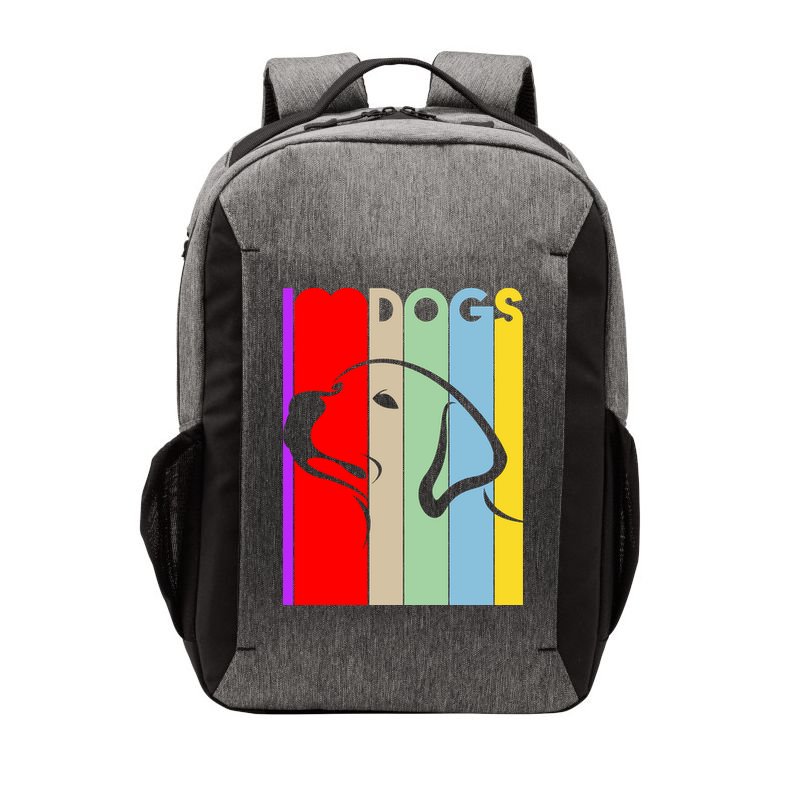 I Love Dogs Cute Dog Lovers Vector Backpack