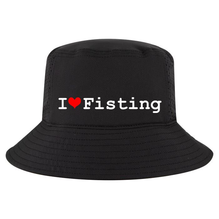 I Love Fisting Cool Comfort Performance Bucket Hat